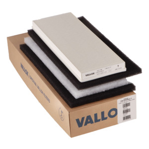 Vallox ILMAVA 100/120 (1990–1993) filtrikomplekt nr 3 G1+G1+G4+F7 (originaal)