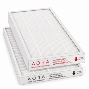 MIA AHE50GLB/C filtrikomplekt G4+F7 (analoog) 413x194x20 + 413x194x30